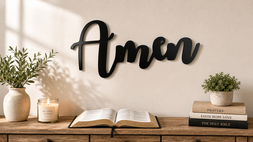 Amen Word Sign