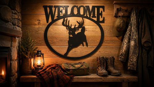 Big Buck Welcome Sign