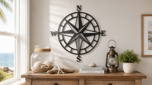 Nautical Compass Sign