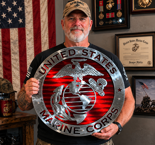 20" United States Marines Plaque