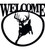 Big Buck Welcome Sign