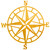 Nautical Compass Sign