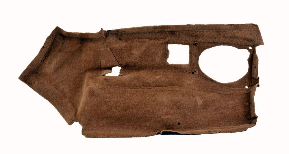 1984 - 1996 C4 Corvette Rear Trunk Carpet Beige Passenger Side (Right RH) OEM 10238546