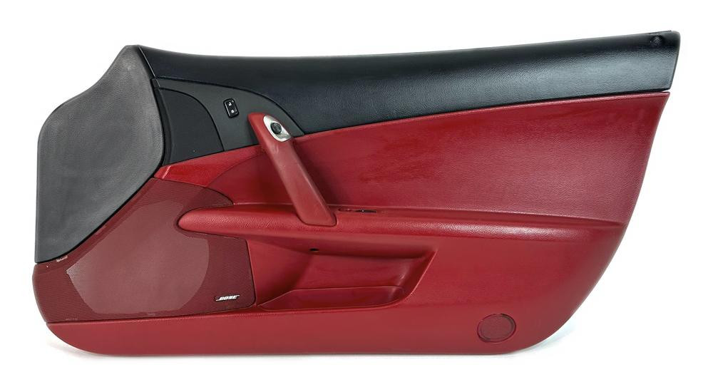 2005 - 2008 C6 Corvette Door Panel Assembly Cobalt Red Passenger Side (Right RH) OEM 25799654