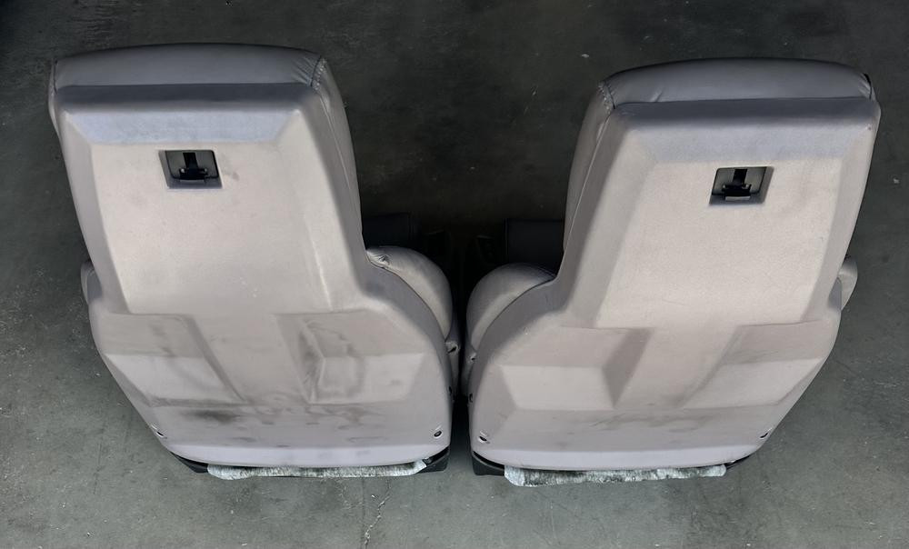 1990 C4 Corvette Sport Seat Set Grey OEM 12510916