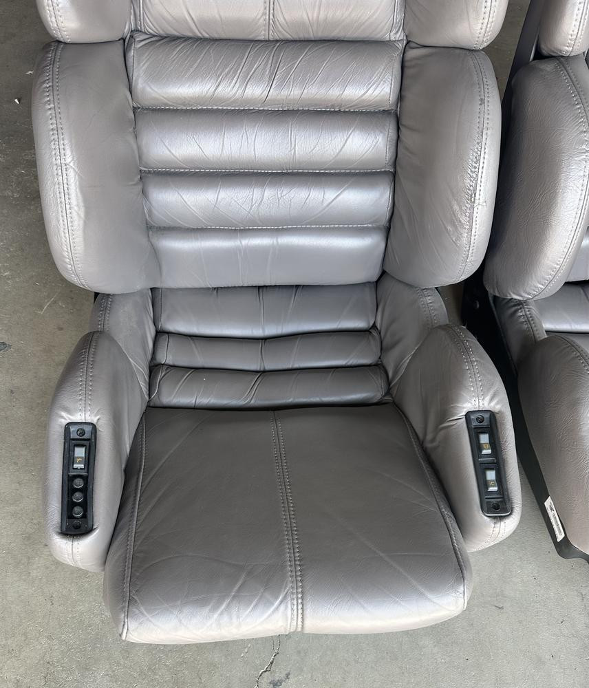 1990 C4 Corvette Sport Seat Set Grey OEM 12510916