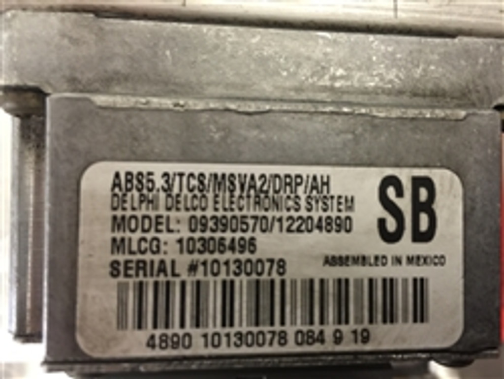 2001 2002 C5 Corvette Electronic Brake Control Module EBCM SB 5.3