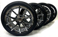 2008 - 2013 C6 Corvette Z06 Chrome Wheel Complete Front & Rear Set 18X9.5 19X12.0 OEM 9597974