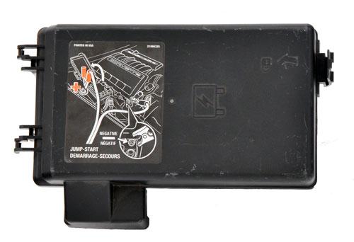 2005 - 2013 C6 Corvette Engine Fuse Box Cover Lid OEM 15497636