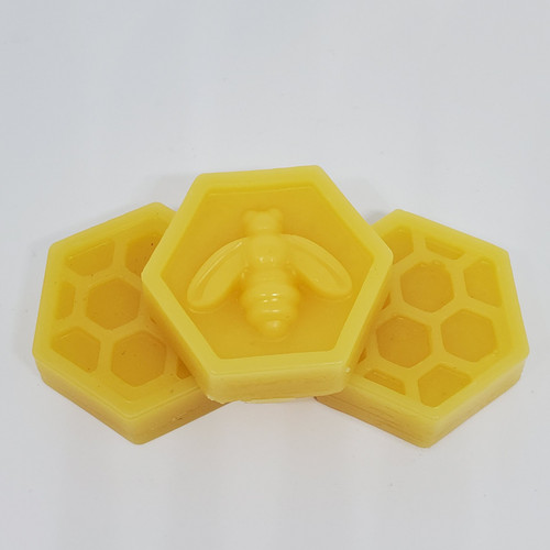 0.5 oz Hexagon Decorative Beeswax Bar