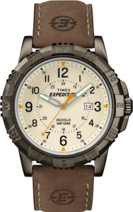 Timex Men's Expedition Rugged Field Watch with Leather Band G818-T49990