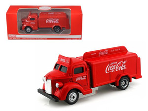1947 Coca Cola Delivery Bottle Truck Red 1/87 Diecast Model by Motorcity Classics F977-MCC440537