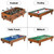 4-in-1 Combo Game Table Set Foosball Table with Billiards and Hockey B593-TY580385