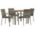  Garden Dining Set Gray PE rattan Modular Garden Dining Set A949-3184994