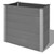 Raised Bed Gray Wood-plastic composite, Aluminum 39.4x19.7x35.8 in A949-43604