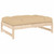 Garden Lounge Set Beige Solid pine wood Medium Modular A949-3186102