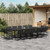 Garden Dining Set Black A949-3295081