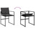 Garden Dining Set Black A949-3295081