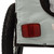 Pet Bike Trailer Grey and Black Oxford Fabric, Iron, PVC Medium A949-93944