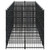 Dog Kennel Black Powder-coated steel Extra Large Durable A949-3097944