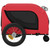 Pet Bike Trailer Red and Black Oxford fabric, iron, PVC Durable A949-94013