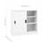 Office Cabinet White Steel 35.4 in x 15.7 in x 35.4 in A949-335950