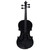 Violin Full Set with Bow and Chin Rest Black 4/4 A949-70143
