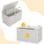 Safety Hinge Wooden Chest Organizer Toy Storage Box-Gray B593-HW55248color
