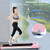 2.25 HP Walking Pad with LED Display and Remote Control-Pink - Color: Pink D681-SP38135US-PI