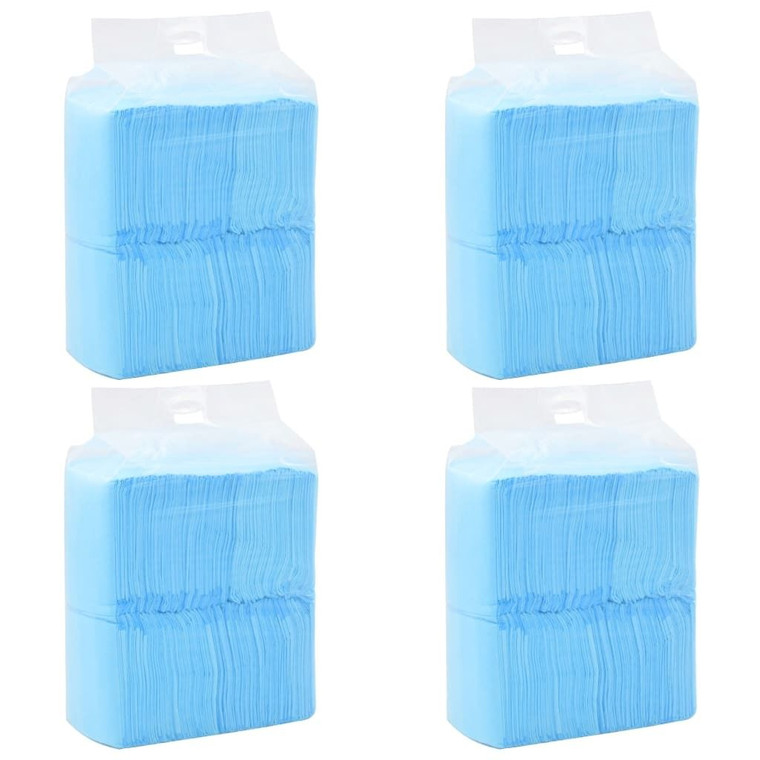 Pet Training Pad Set of 400 Blue and white A949-170762