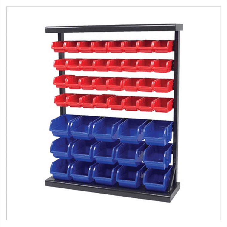 Wilmar Corp. / Performance Tool METAL STORAGE RACK W/PLASTIC STORAGE BINS T398-WLMW5193