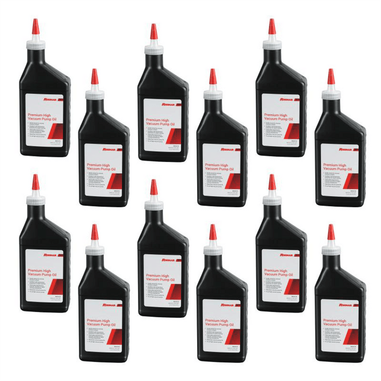 Robinair  Premium High Vacuum Pump Oil, Pint bottle (Case of 12 bottles) T398-ROB13119