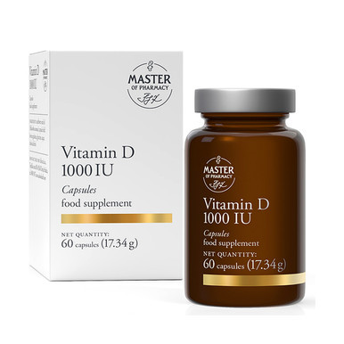 Master of Pharmacy Vitamin D 1000 IU 60 kapsula