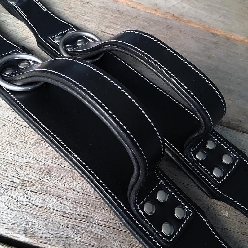 Leather Handle Dog Collar- Agitation 