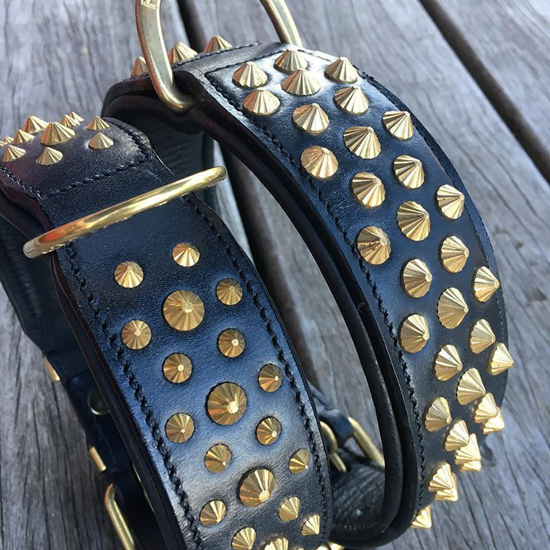Ruthless Collar - Black & Brass