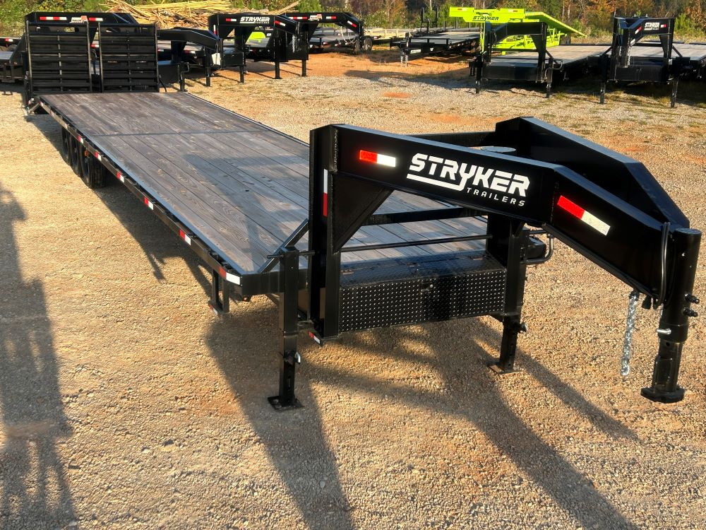 40' Hotshot Trailer (3) 7K Axles Mega Ramps 14ply tires 015132