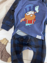 Lumberjack Man - Flip Bottom Romper