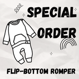 SPECIAL ORDER / Flip-Bottom Romper