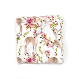 Cuddle Blanket - Floral Fawns