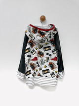 Hoodie - 80's Throwback - Grow With Me Cuffs