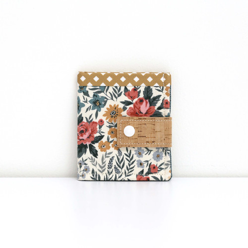 Bi-Fold Fabric Wallet - Georgian Floral