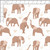 Fabric Print - Elephant Love