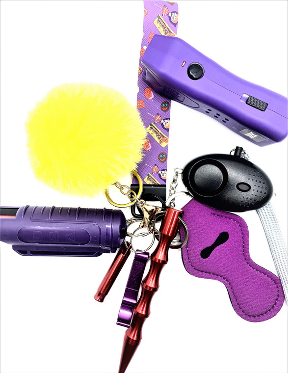 Royaltys One Stop Shop offers self-defense keychains for personal safety. The keychain is made of anodized aluminum and features a powerful, but easy-to-use self-defense mechanism. The Royaltys One Stop Shop may be your best line of defense in an emergency