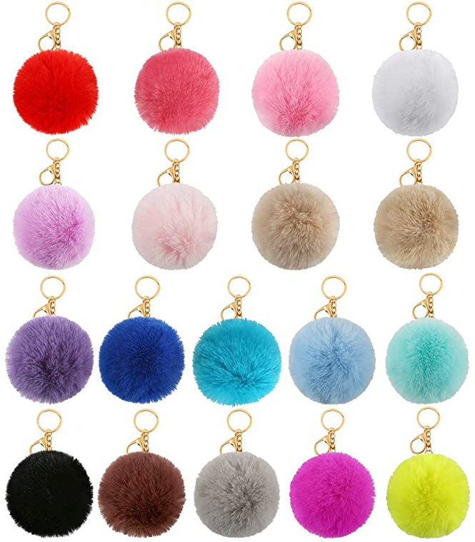 Pom pom key chain , keychain pom pom, pom pom key chains, keychain fur ball, pom keychain , pom pom keychain bulk,