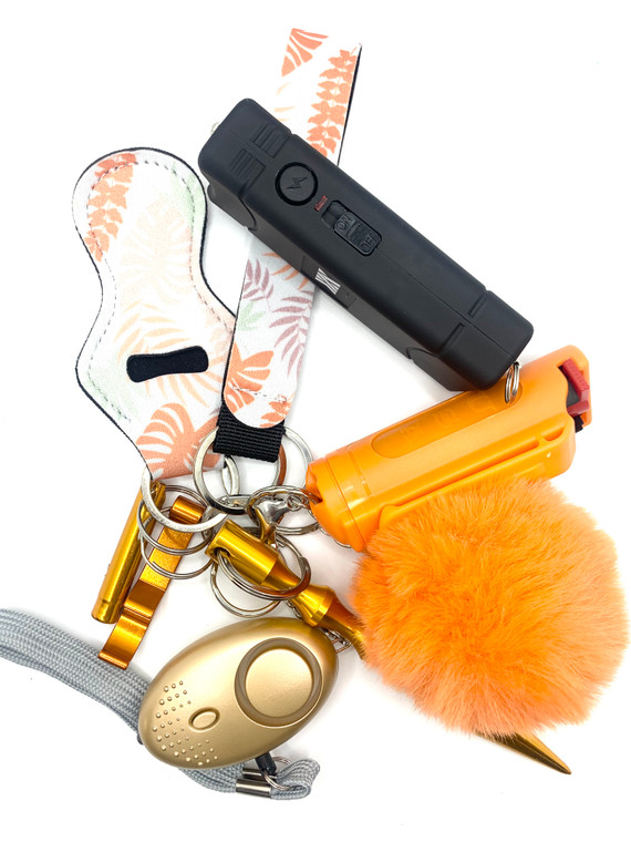 Orange Breeze Self Defense Keychain