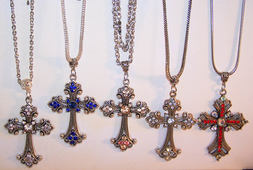 P-21 cross pendants