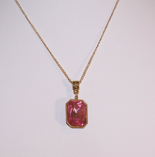 P-106 Pink Crystal pendant