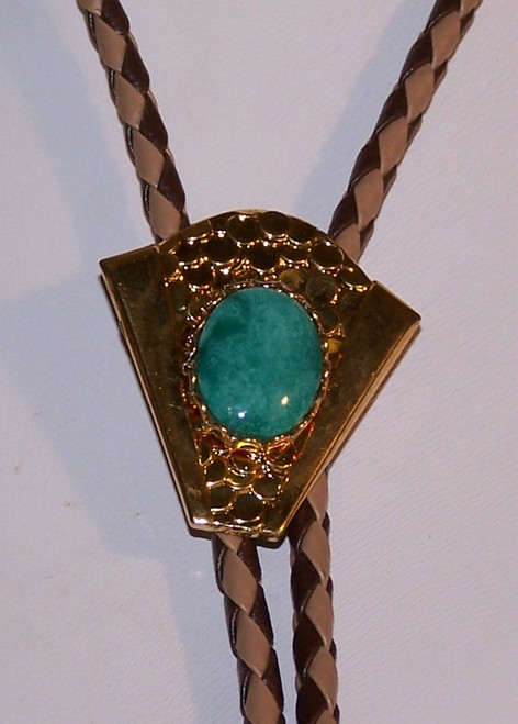 Green Turquoise Bola Tie