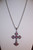 P-93 pink rhinestone cross