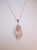 P-122 mother-of-pearl leaf pendant